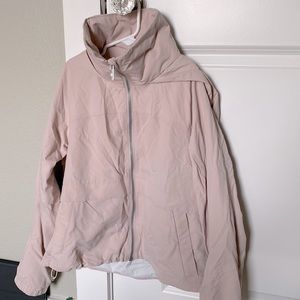 (Never Used!) Lululemon Size 2 Waterproof Hooded Jacket Light Pink